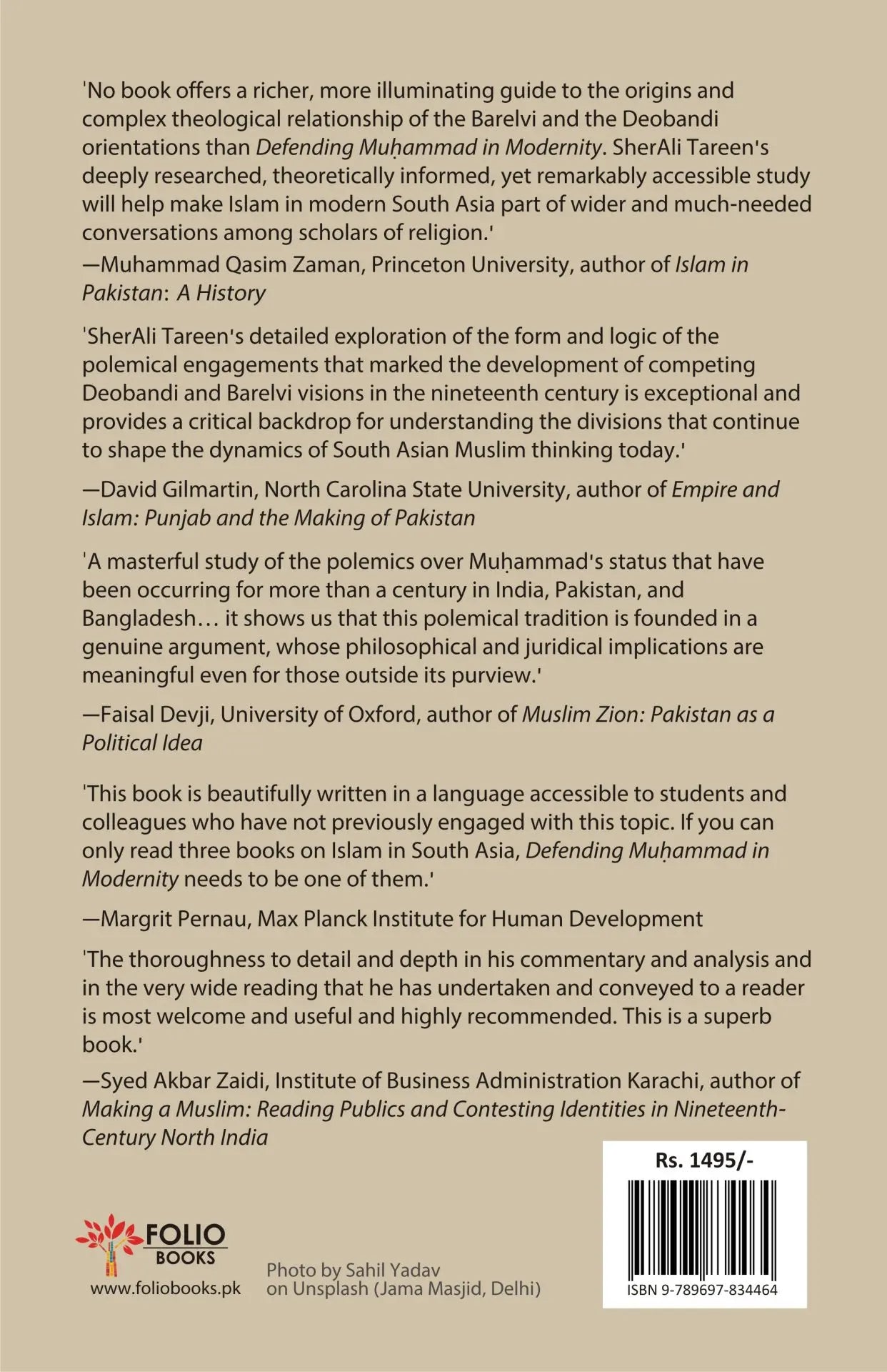 DEFENDING MUHAMMAD IN MODERNITY
BY SHERALI TAREEN | fol