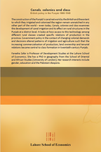 Canals, colonies and class: British policy in the Punjab 1880-1940