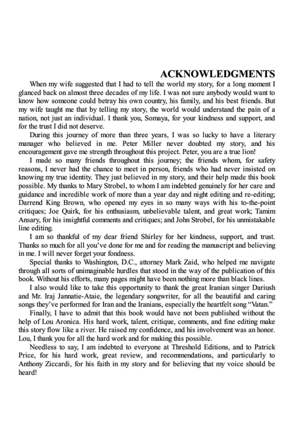 A Time to Betray: The Astonishing Double Life of a CIA Agent Inside the Revolutionary Guards of Iran
By: Reza Kahlili